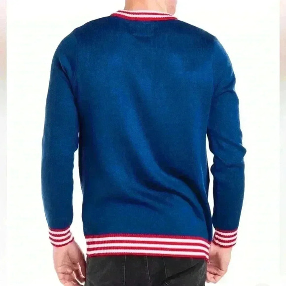 TIPSY ELVES MEN'S BIG PACKAGE UGLY CHRISTMAS SWEATER SIZE Medium - Picture 2 of 9